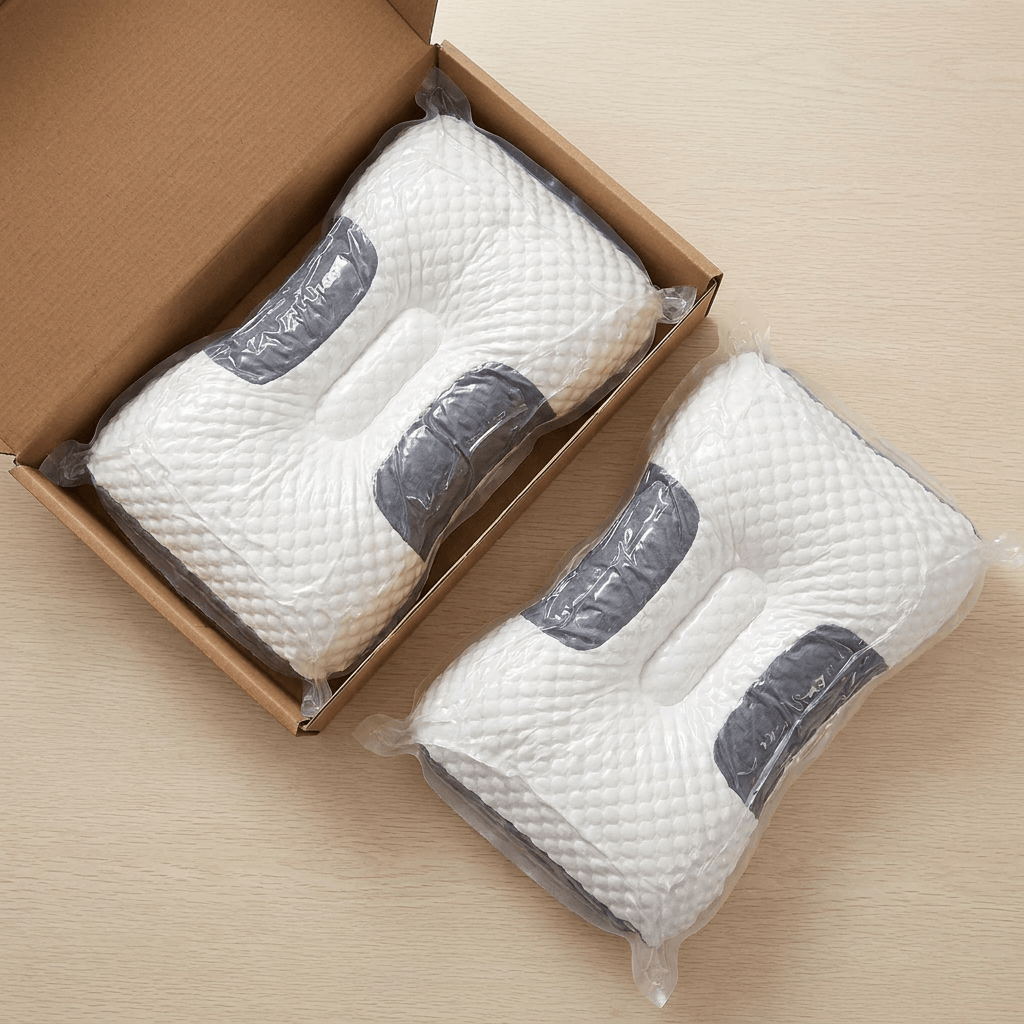 Pack de 4 almohadas suaves de 65 × 40 cm - Renueva tu descanso en una sola compra